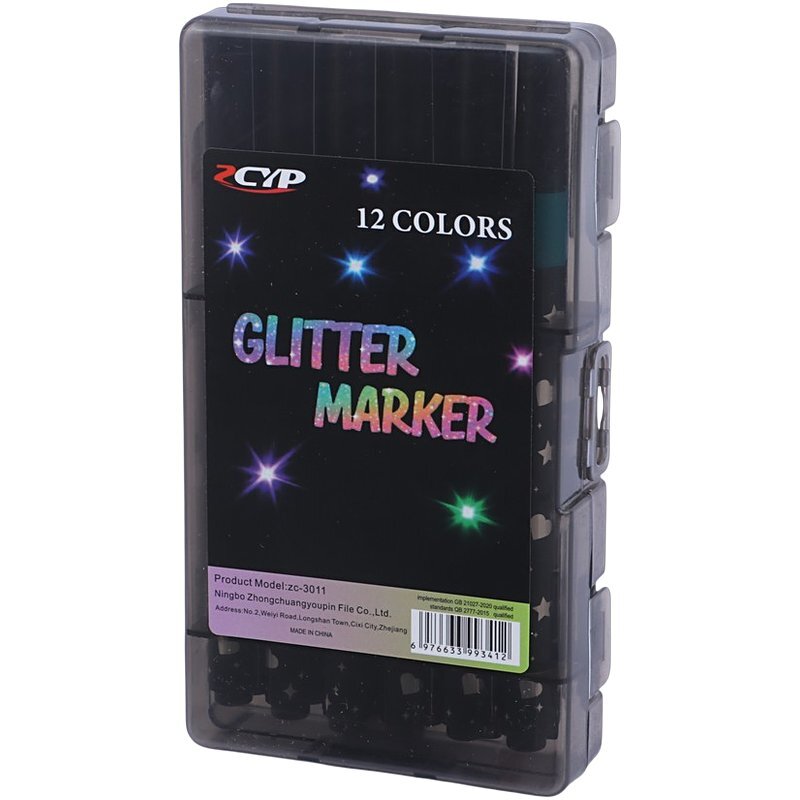 ماژیک نقاشی اکلیلی 12 رنگ ZCYP zc-3011