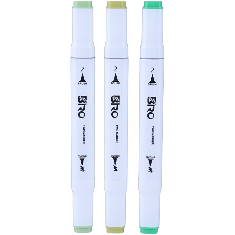 ماژیک نقاشی دو سر 24 رنگ بیرو Twin Marker