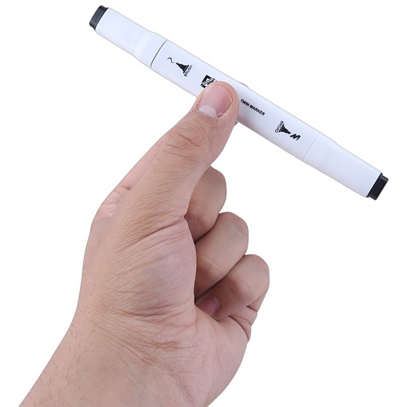 ماژیک نقاشی دو سر 24 رنگ بیرو Twin Marker