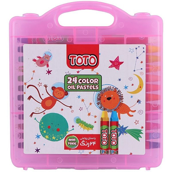 پاستل روغنی 24 رنگ توتو TOTO 2137