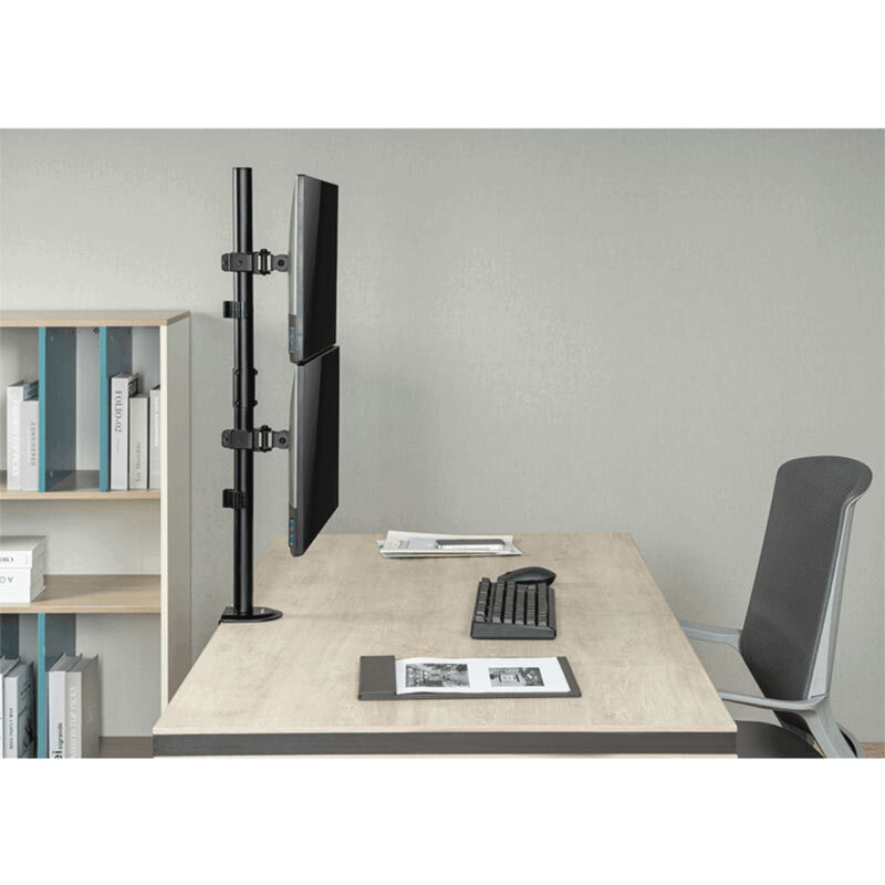 پایه رومیزی متحرک مانیتور دوتایی 17 تا 32 اینچ Ergo Tech WLA023
