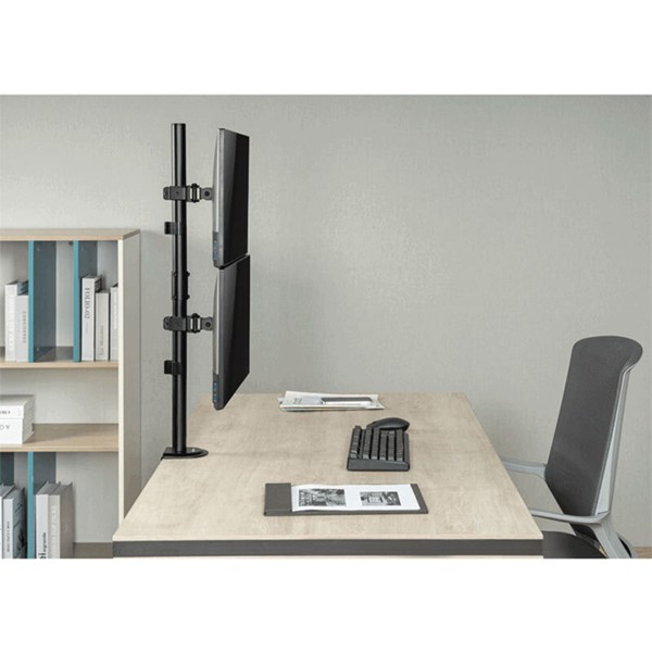 پایه رومیزی متحرک مانیتور دوتایی 17 تا 32 اینچ Ergo Tech WLA023