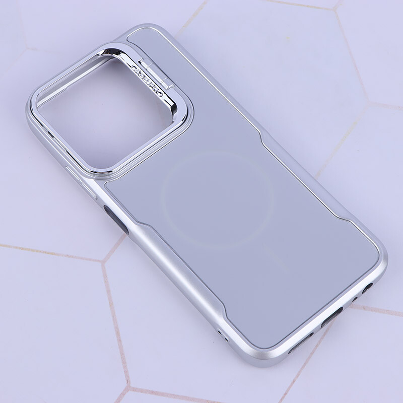 قاب Case.Pro طرح مگ سیف استندشو دور محافظ لنز متالیک