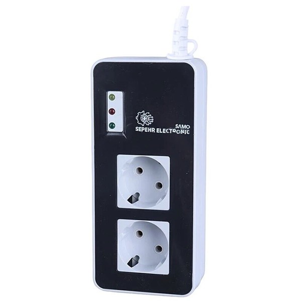 محافظ برق یخچال و فریزر 2 خانه سامو سپهر الکترونیک SSE 100 با کابل 2.8 متری