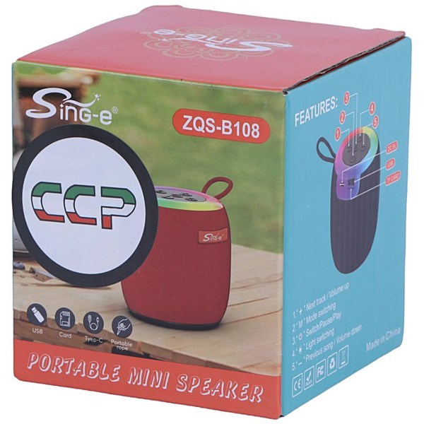 اسپیکر بلوتوثی سینگ ای ZQS-B108