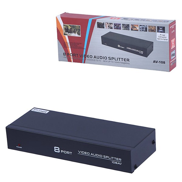 سوییچ پی نت AV-108 8Port AV