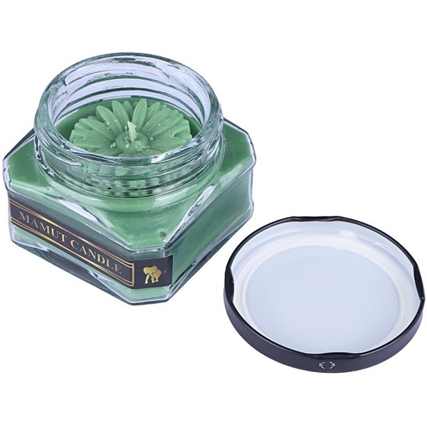 شمع شیشه ای عطری مکعبی ماموت کندل کد MO-65