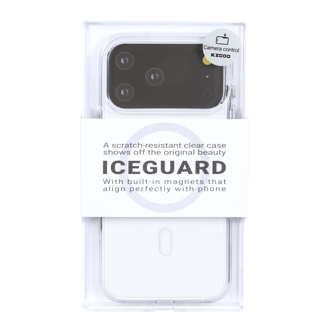 قاب Original KDoo ICEGUARD Magsafe مدل Apple iPhone 17 Pro Max / iPhone 18 Pro Max - شفاف (پک دار)
