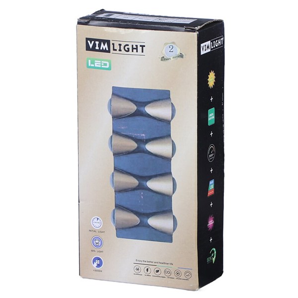 چراغ دیواری دکوراتیو دو طرفه Vim Light 8W