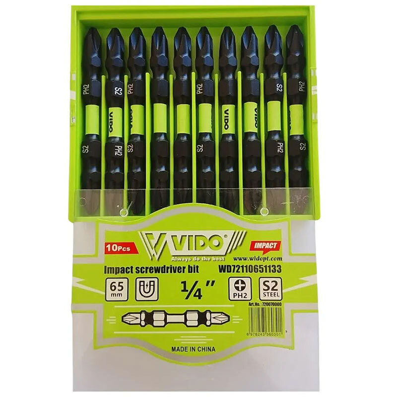 ست سری پیچ گوشتی دو سر چهار سو 10 عددی ویدو WD72110651133