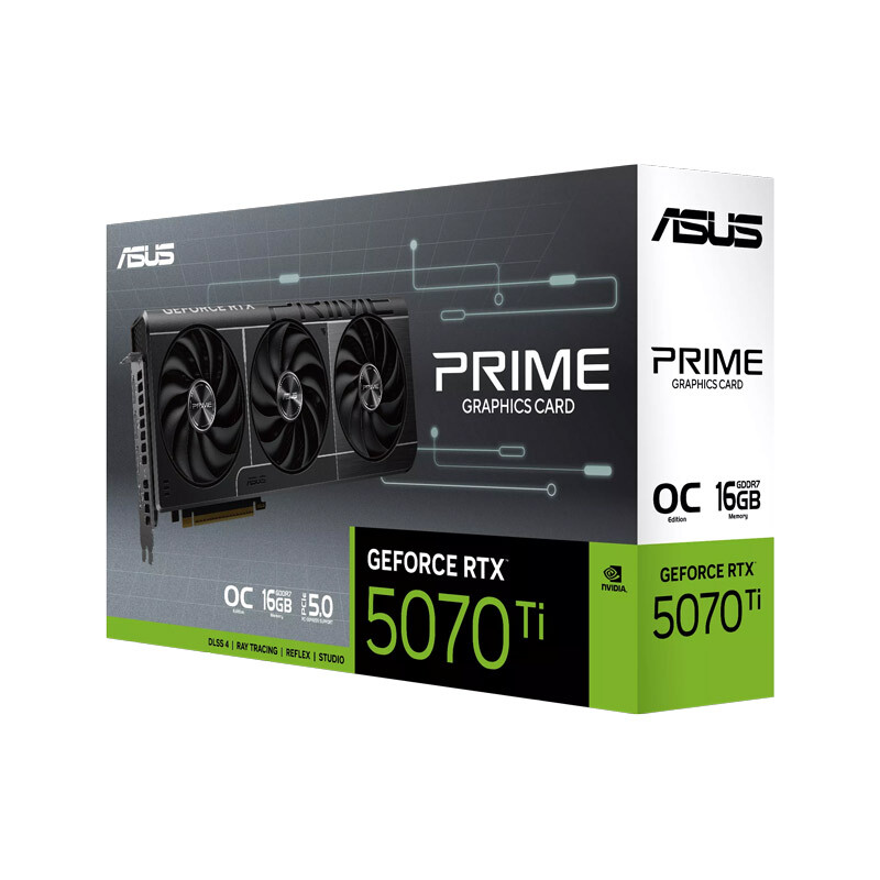 کارت گرافیک ایسوس Prime GeForce RTX 5070 TI OC Edition 16GB GDDR7 256Bit