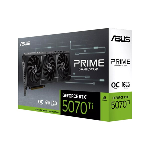 کارت گرافیک ایسوس Prime GeForce RTX 5070 TI OC Edition 16GB GDDR7 256Bit