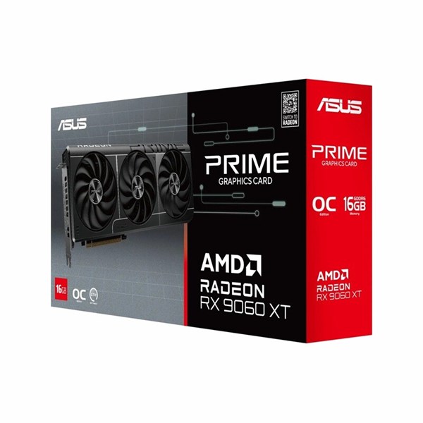 کارت گرافیک ASUS Prime Radeon RX 9060 XT OC Edition 16GB GDDR6 128Bit