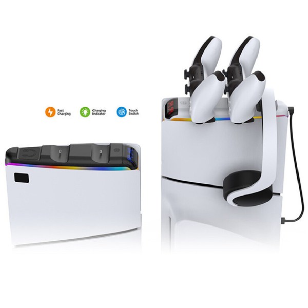 پایه شارژر دسته بازی PS5 و پایه نگهدارنده هدفون دابی TP5-3597
