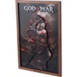 تابلو شاسی سه بعدی آرت لاین کات طرح God Of War سایز 30*40 سانتی متر