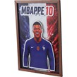 تابلو شاسی سه بعدی آرت لاین کات طرح Mbappe سایز 30*40 سانتی متر
