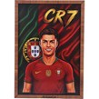 تابلو شاسی سه بعدی آرت لاین کات طرح CR7 سایز 30*40 سانتی متر