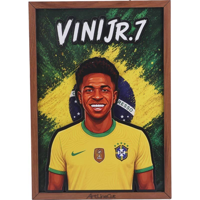 تابلو شاسی سه بعدی آرت لاین کات طرح VINI JR.7 سایز 30*40 سانتی متر