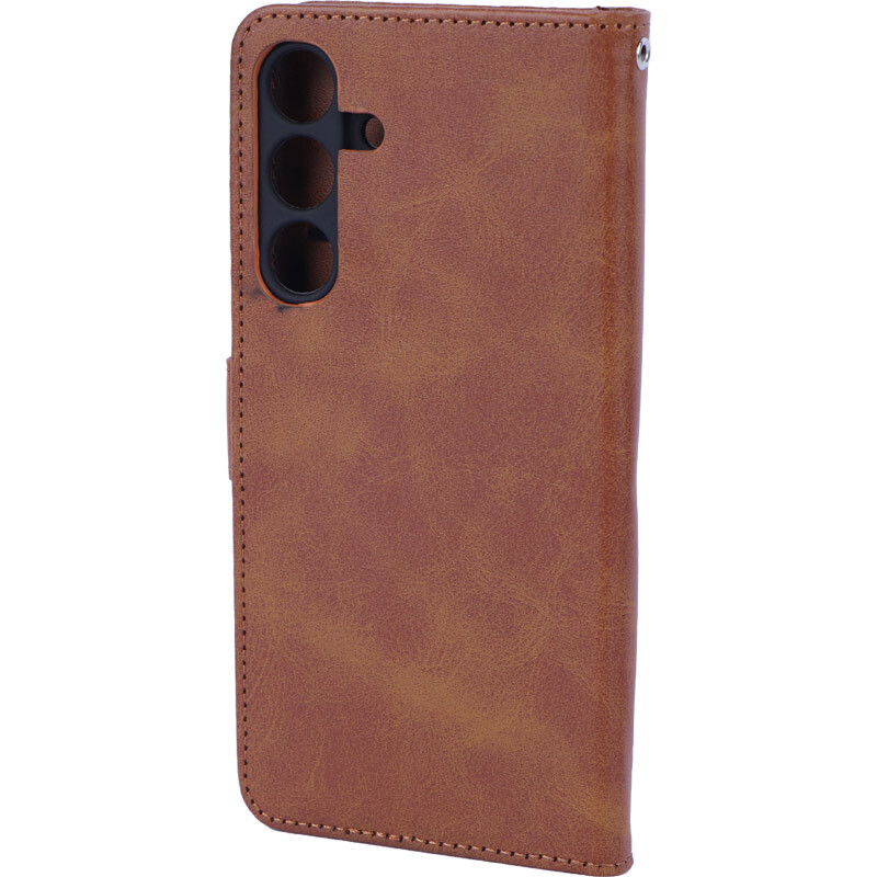 کیف چرمی مگنتی سامسونگ Galaxy S25 FE محافظ لنزدار