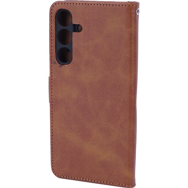 کیف چرمی مگنتی سامسونگ Galaxy S25 FE محافظ لنزدار