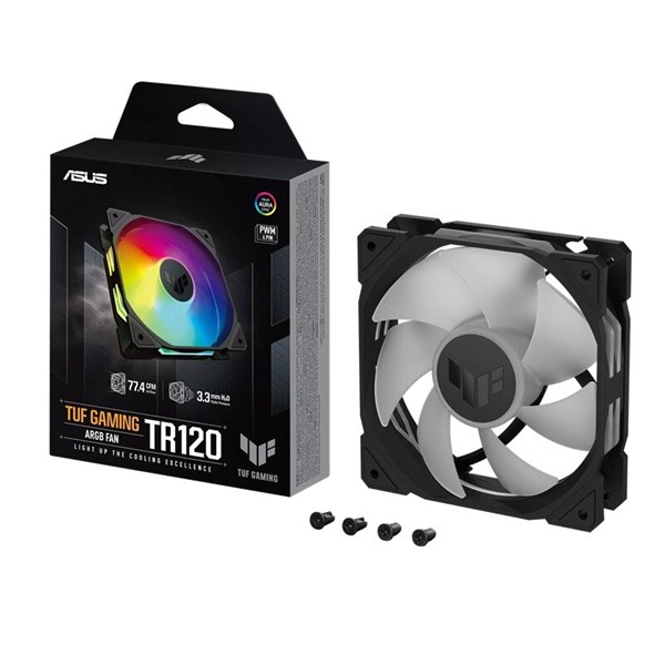 فن کیس ایسوس TUF Gaming TR120 ARGB سایز 120 میلی متری