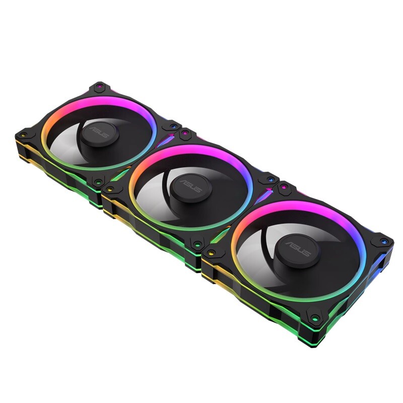 فن کیس ایسوس Prime MR120 ARGB Reverse Blade سایز 120 میلی متری بسته 3 عددی