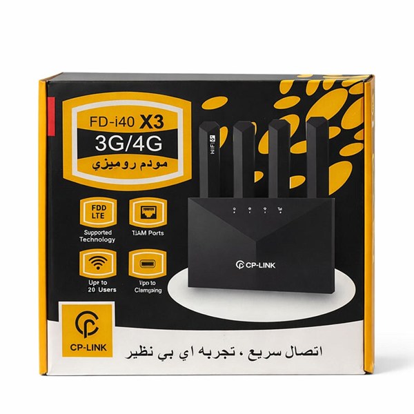 مودم روتر سیمکارتی 4G LTE سی پی لینک FD-I40 X3
