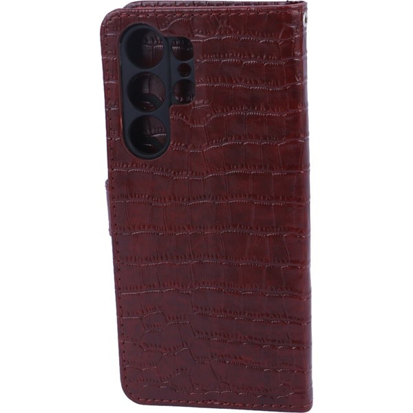 کیف چرمی پوست ماری مگنتی سامسونگ Galaxy S23 Ultra محافظ لنزدار