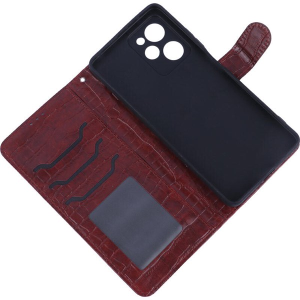 کیف چرمی پوست ماری مگنتی شیائومی Poco X5 Pro محافظ لنزدار