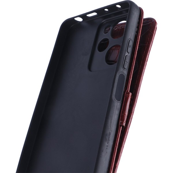 کیف چرمی پوست ماری مگنتی شیائومی Poco X5 Pro محافظ لنزدار
