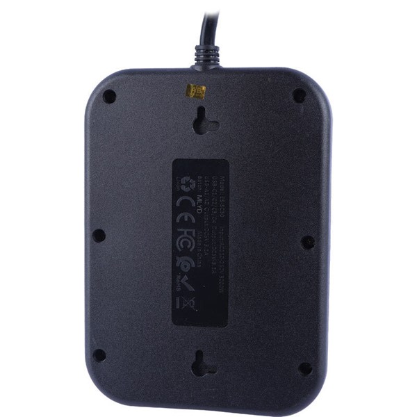 چند راهی 4 خانه ارلدام ES-SC30 با کابل 1.85 متری + شارژر USB و Type-C