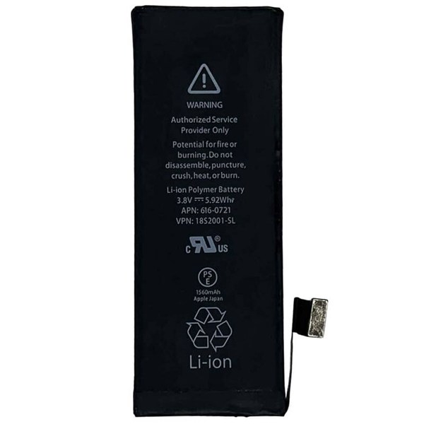 باتری موبایل اورجینال آیفون iPhone 5s 616-0721