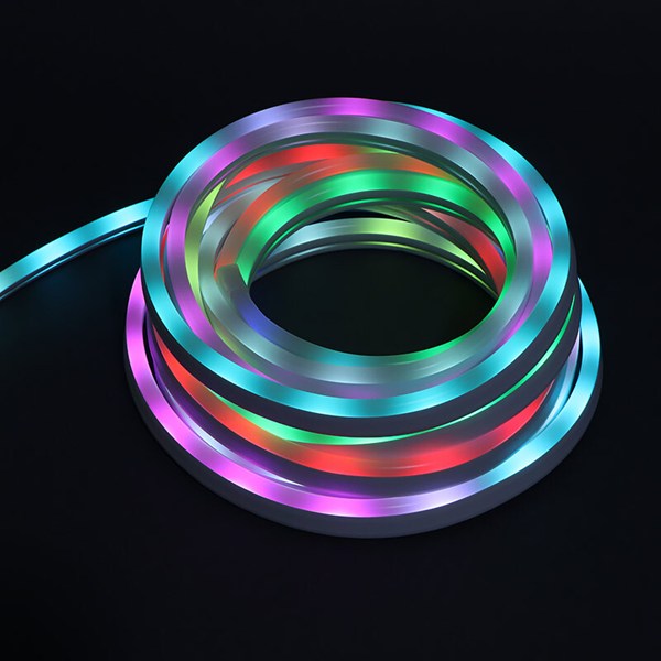ریسه نئون فلکسی رنگی LED-NEON-RGB-Magic طول 5 متر + ریموت کنترل