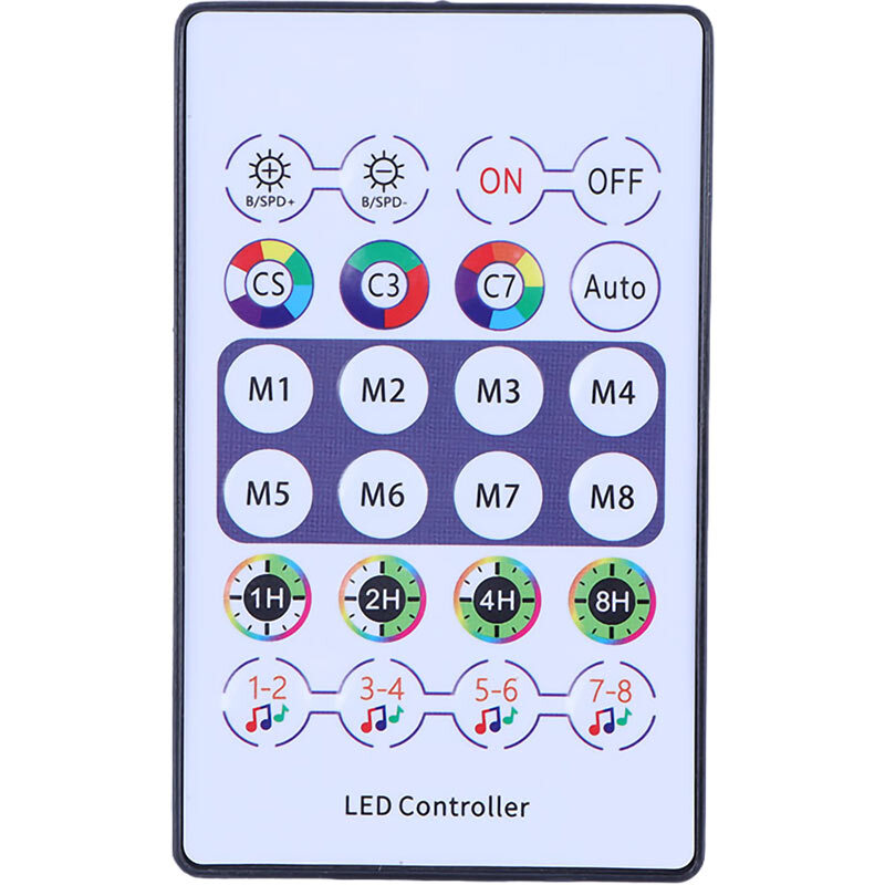 ریسه نئون فلکسی رنگی LED-NEON-RGB-Magic طول 5 متر + ریموت کنترل