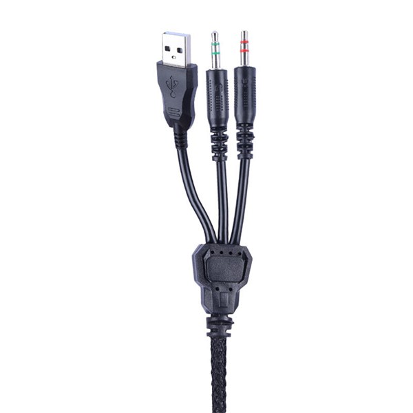 هدست گیمینگ سیم دار هیسکا GHR-09