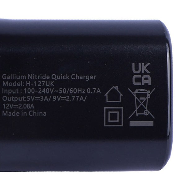 شارژر دیواری 25 وات هیسکا H-127UK GaN QC3.0 PD 3A
