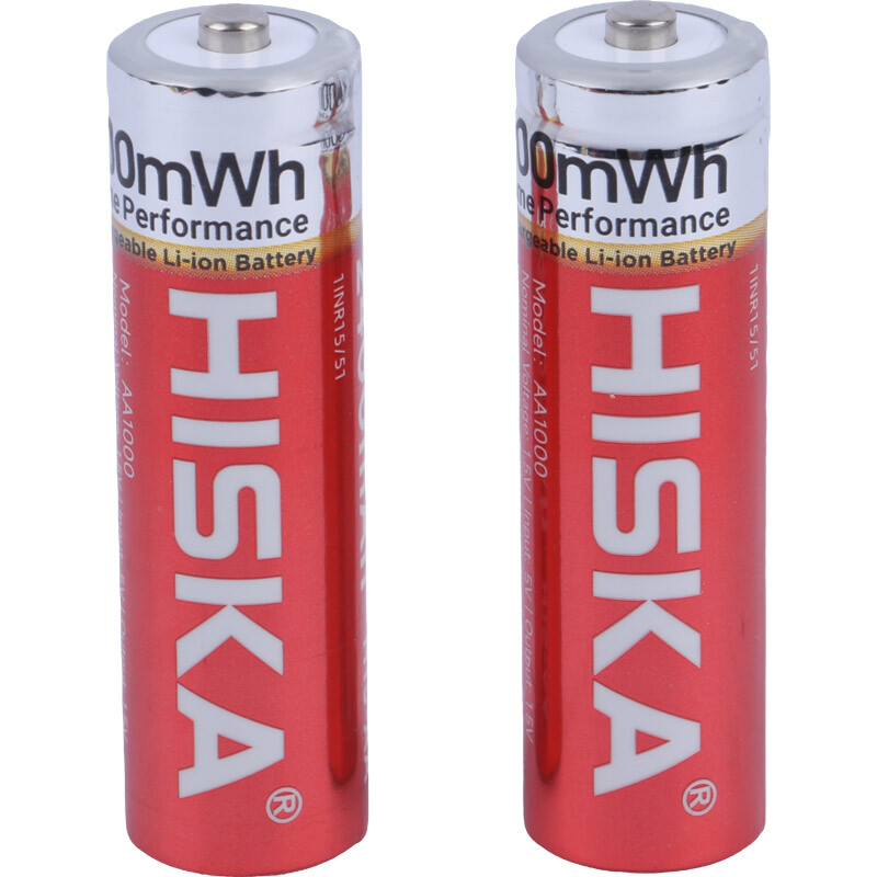 باتری دوتایی قلمی شارژی هیسکا Hiska H15-AA2 AA 2400mAh