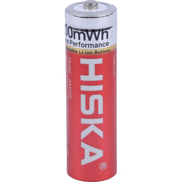 باتری دوتایی قلمی شارژی هیسکا Hiska H15-AA2 AA 2400mAh