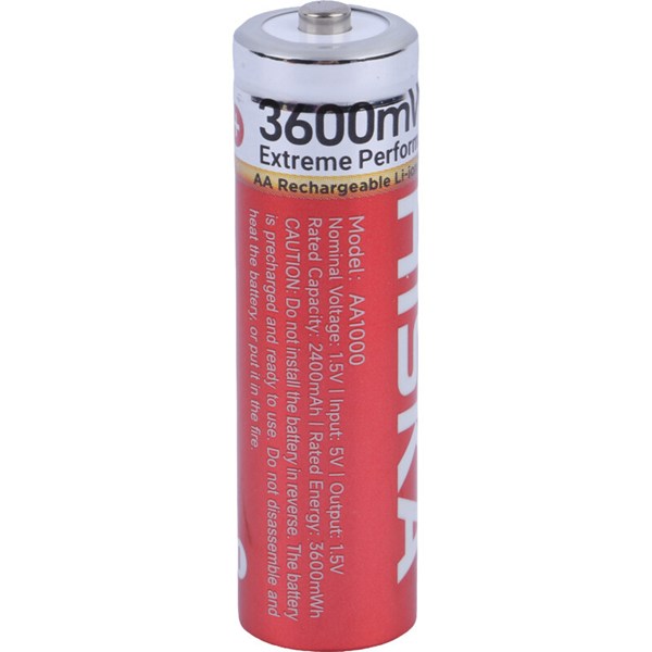 باتری دوتایی قلمی شارژی هیسکا Hiska H15-AA2 AA 2400mAh