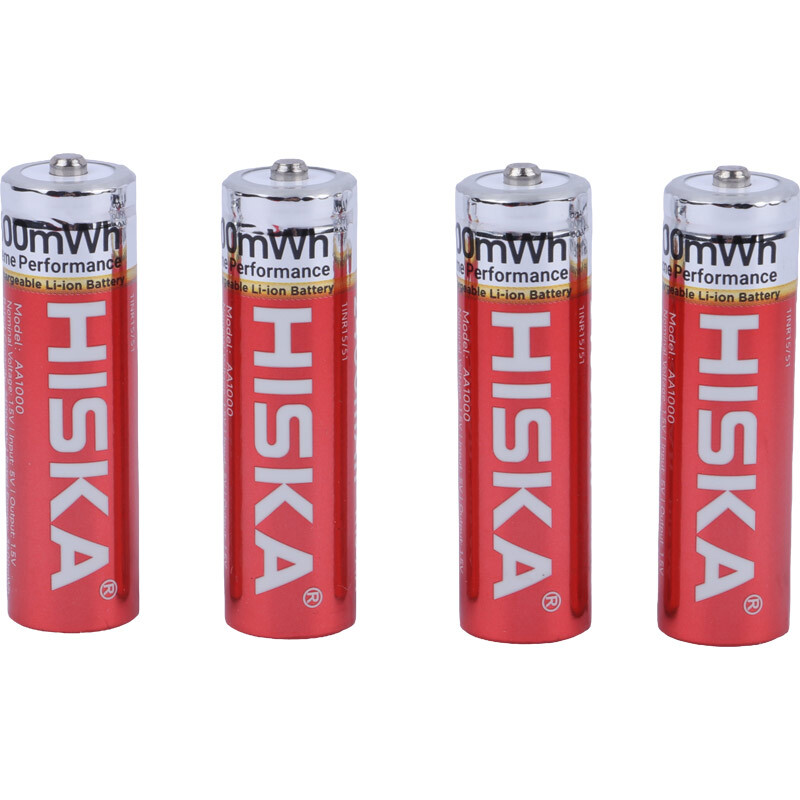 باتری چهارتایی قلمی شارژی هیسکا Hiska H15-AA4 AA 2400mAh