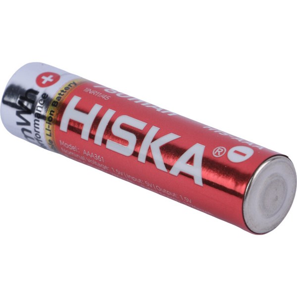 باتری دوتایی نیم قلمی شارژی هیسکا Hiska H15-AAA2 AAA 780mAh
