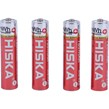 باتری چهارتایی نیم قلمی شارژی هیسکا Hiska H15-AAA4 AAA 780mAh