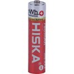 باتری چهارتایی نیم قلمی شارژی هیسکا Hiska H15-AAA4 AAA 780mAh