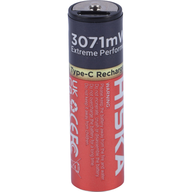 باتری دوتایی قلمی شارژی هیسکا Hiska H16-AA2 AA 835mAh