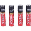 باتری چهارتایی نیم قلمی شارژی هیسکا Hiska H16-AAA4 AAA 250mAh