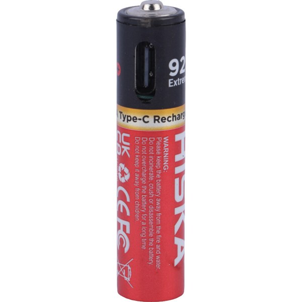باتری چهارتایی نیم قلمی شارژی هیسکا Hiska H16-AAA4 AAA 250mAh