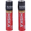 باتری دوتایی نیم قلمی شارژی هیسکا Hiska H16-AAA2 AAA 250mAh