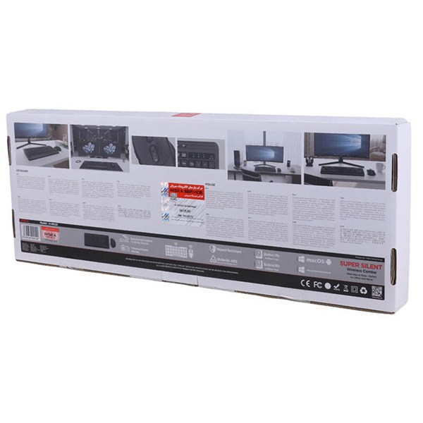 کیبورد و موس بی سیم هیسکا H-MK25
