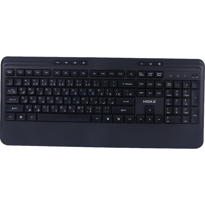 کیبورد و موس بی سیم هیسکا H-MK25