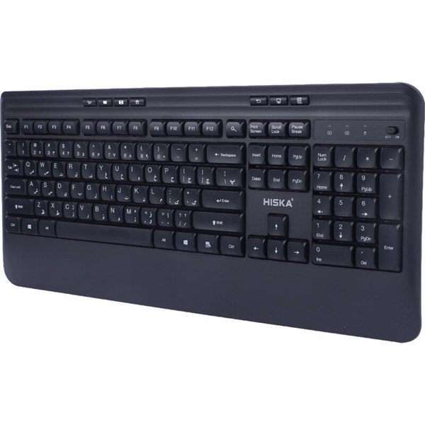 کیبورد و موس بی سیم هیسکا H-MK25